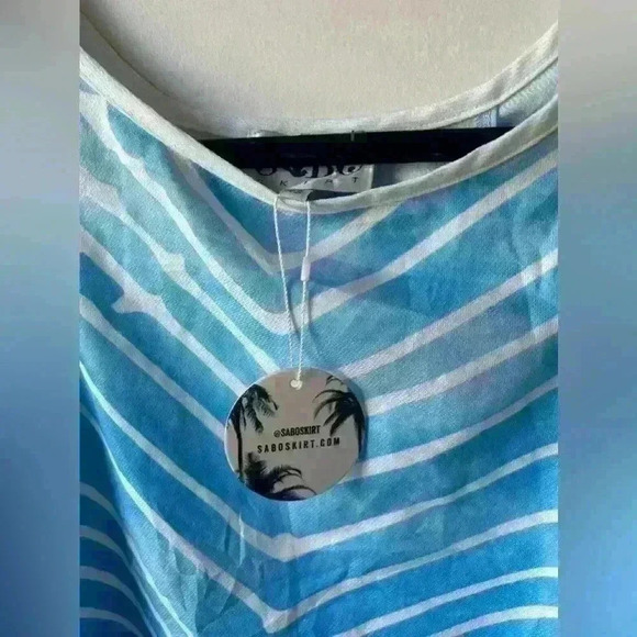 NWT Sabo Skirt Lightweight Top Open  Back - Picture 3 of 6